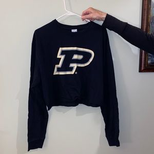Purdue Motion P cropped long sleeve
